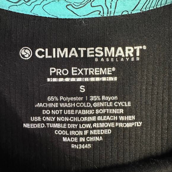 ClimateSmart Pro Extreme Heavyweight Black Baselayer Long Sleeve Small - Picture 3 of 5